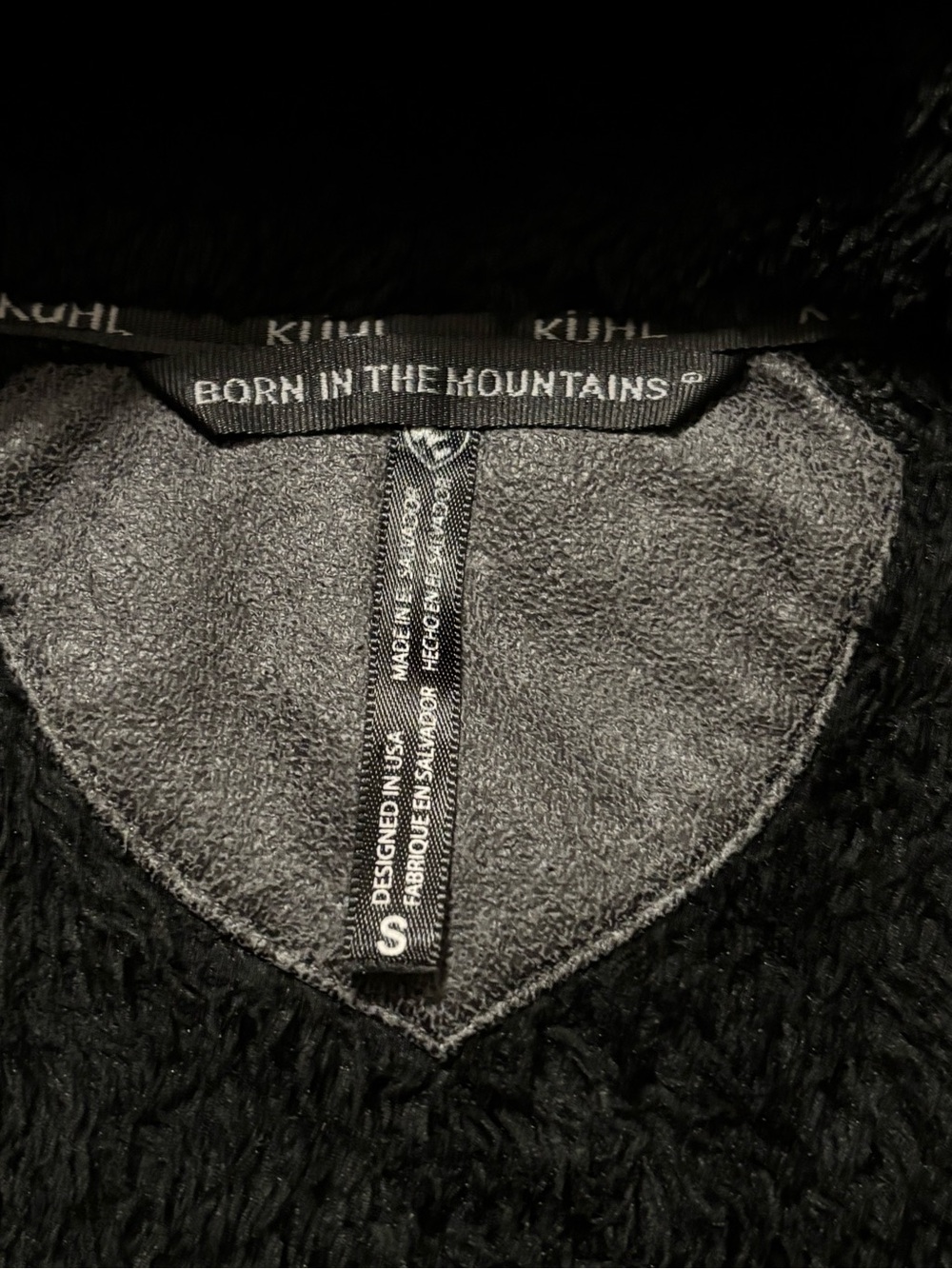 Kuhl Jacket Women’s Size S  Black Fleece Hooded Sherpa Fleece Flight Jacket - Picture 6 of 16